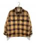 MONKEY TIME（モンキータイム）の古着「オンブレチェック フリースメルトン CPOジャケット」｜ブラウン