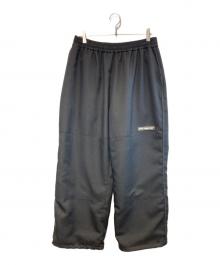 COOTIE PRODUCTIONS（クーティープロダクツ）の古着「Twill Training Pants」｜ブラック