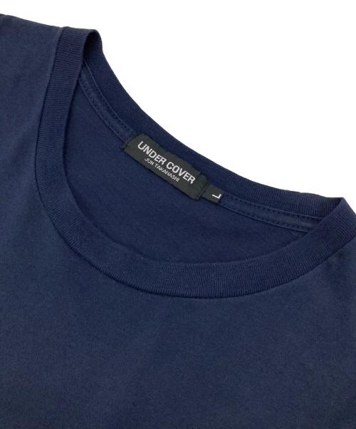 UNDERCOVER（アンダーカバー）UNDERCOVER (アンダーカバー) プリントTシャツ ネイビー サイズ:Lの古着・服飾アイテム