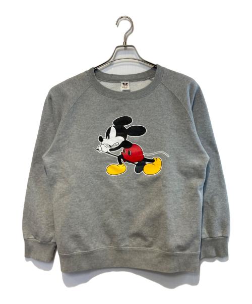 NUMBER (N)INE（ナンバーナイン）NUMBER (N)INE (ナンバーナイン) DISNEY (ディズニー) ラグランプリントスウェット グレー サイズ:3の古着・服飾アイテム