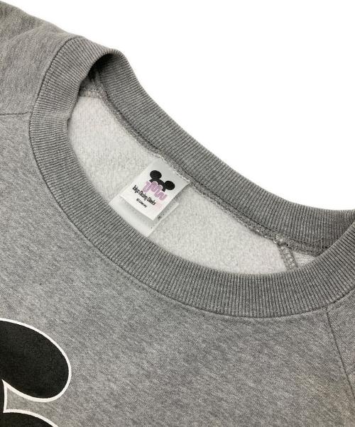 NUMBER (N)INE（ナンバーナイン）NUMBER (N)INE (ナンバーナイン) DISNEY (ディズニー) ラグランプリントスウェット グレー サイズ:3の古着・服飾アイテム