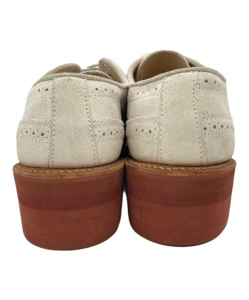 WALK-OVER（ウォークオーバー）WALK-OVER (ウォークオーバー) CAMBRIDGE WHITE SUEDE アイボリー サイズ:9の古着・服飾アイテム