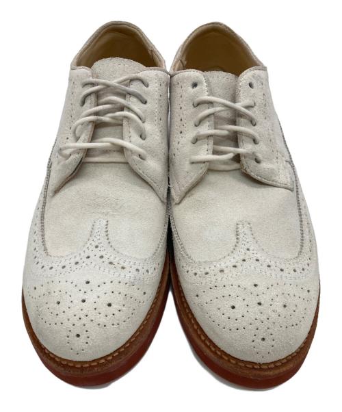 WALK-OVER（ウォークオーバー）WALK-OVER (ウォークオーバー) CAMBRIDGE WHITE SUEDE アイボリー サイズ:9の古着・服飾アイテム