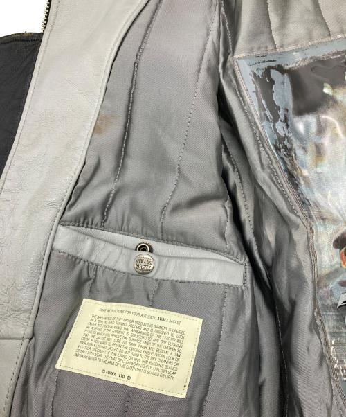 AVIREX（アヴィレックス）AVIREX (アヴィレックス) LEATHER VARSITY JACKET ブラック サイズ:XLの古着・服飾アイテム