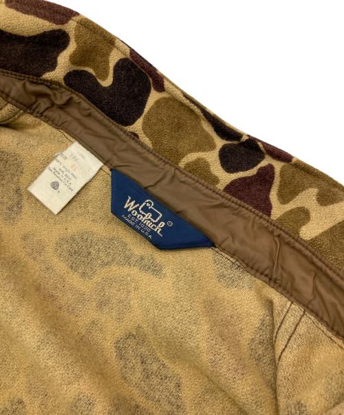 WOOLRICH（ウールリッチ）WOOLRICH (ウールリッチ) ［古着］ダックハンターカモL/Sウールシャツ ブラウン×ブラック サイズ:XLの古着・服飾アイテム
