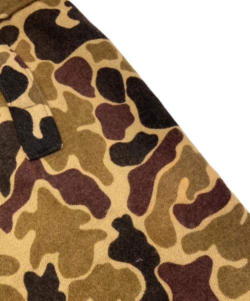 WOOLRICH（ウールリッチ）WOOLRICH (ウールリッチ) ［古着］ダックハンターカモL/Sウールシャツ ブラウン×ブラック サイズ:XLの古着・服飾アイテム