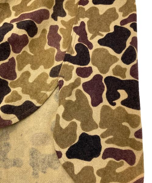 WOOLRICH（ウールリッチ）WOOLRICH (ウールリッチ) ［古着］ダックハンターカモL/Sウールシャツ ブラウン×ブラック サイズ:XLの古着・服飾アイテム