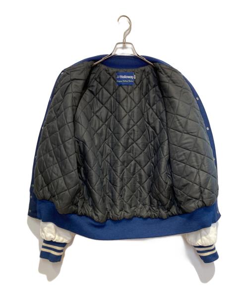 Holloway（ホロウェイ）Holloway (ホロウェイ) ［古着］スタジャン ネイビー×ホワイト サイズ:Lの古着・服飾アイテム