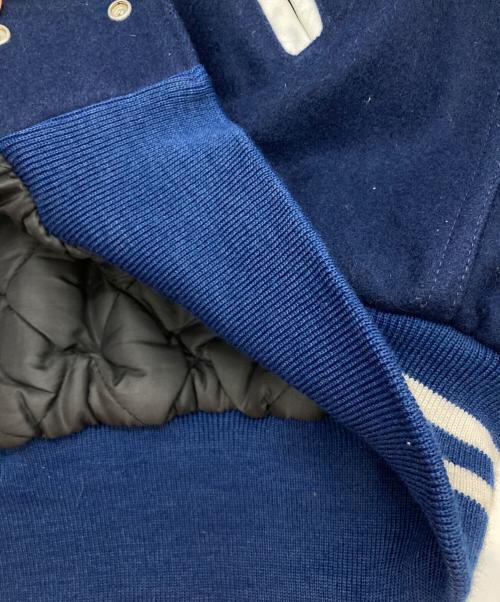 Holloway（ホロウェイ）Holloway (ホロウェイ) ［古着］スタジャン ネイビー×ホワイト サイズ:Lの古着・服飾アイテム