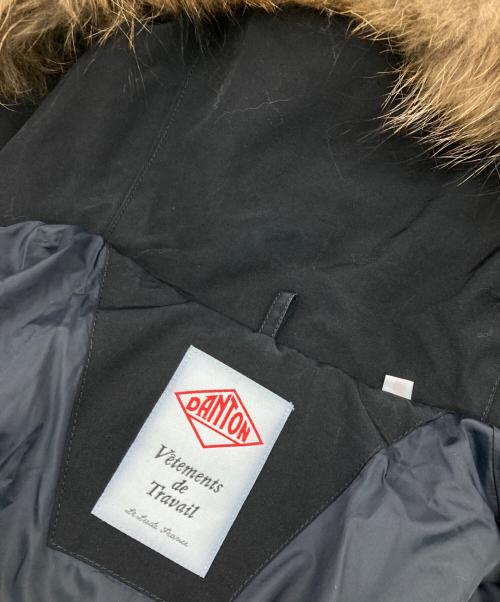 DANTON（ダントン）DANTON (ダントン) フード付きロングダウンコート ブラック サイズ:34の古着・服飾アイテム