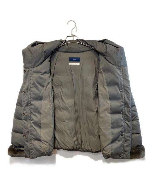 SHIPS（シップス）SHIPS (シップス) フードショートダウン グレー サイズ:36の古着・服飾アイテム