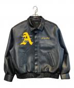 A FEW GOOD KIDSアフューグッドキッズ）の古着「エコレザージャケット」｜ブラック