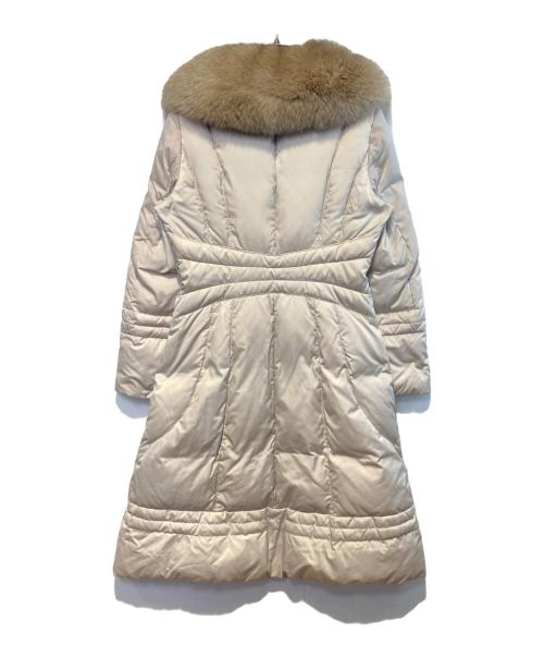 MATERIA（マテリア）MATERIA (マテリア) フォックスファーダウンコート ベージュ サイズ:Mの古着・服飾アイテム