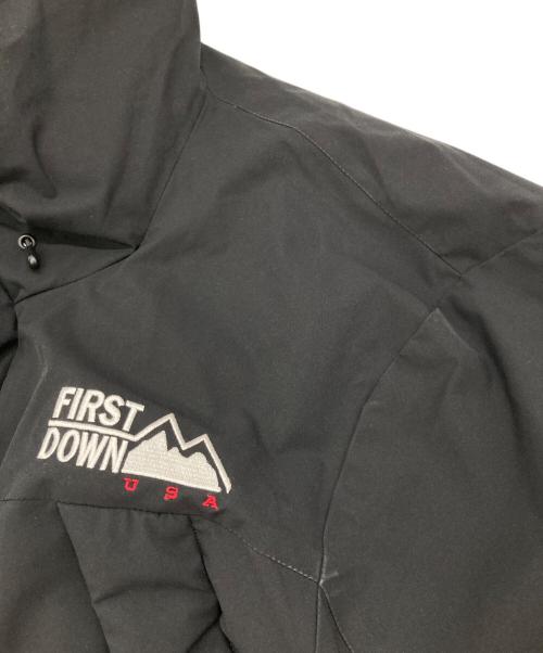 FIRST DOWN（ファーストダウン）FIRST DOWN (ファーストダウン) FREAK'S STORE (フリークスストア) パネルショートダウンジャケット ブラック サイズ:Mの古着・服飾アイテム