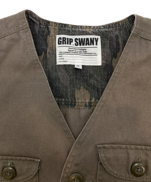 GRIP SWANY（グリップスワニー）GRIP SWANY (グリップスワニー) FIREPROOF WORK VEST カーキ サイズ:XLの古着・服飾アイテム