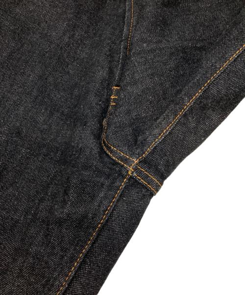 EESETT&Co（イーセットアンドコー）EESETT&Co (イーセットアンドコー) ワイドデニムパンツ ブラック サイズ:32の古着・服飾アイテム