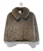 UNFILOアンフィーロ）の古着「エコファーステンカラーコート」｜グレー