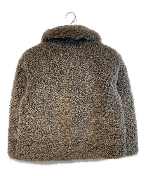 UNFILO（アンフィーロ）UNFILO (アンフィーロ) エコファーステンカラーコート グレー サイズ:Mの古着・服飾アイテム