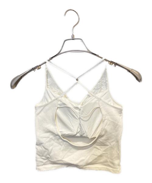 Snidel（スナイデル）Snidel (スナイデル) Chacott (チャコット) レース柄編みプルオーバー ホワイト サイズ:Fの古着・服飾アイテム