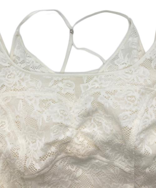 Snidel（スナイデル）Snidel (スナイデル) Chacott (チャコット) レース柄編みプルオーバー ホワイト サイズ:Fの古着・服飾アイテム