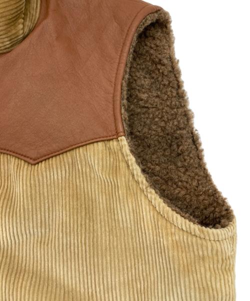 Deluxeware（デラックスウェア）Deluxeware (デラックスウェア) ランチベスト ベージュ サイズ:XSの古着・服飾アイテム