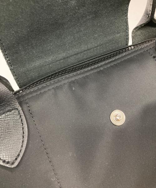 LONGCHAMP（ロンシャン）LONGCHAMP (ロンシャン) LE PLIAGE NEO TOP HANDLE BAG ブラックの古着・服飾アイテム
