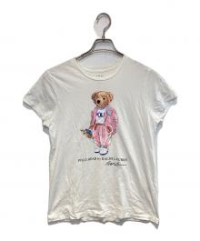 POLO RALPH LAUREN（ポロ・ラルフローレン）の古着「ポロベアプリントTシャツ」｜ホワイト