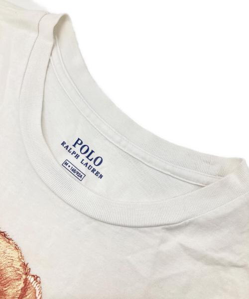 POLO RALPH LAUREN（ポロ・ラルフローレン）POLO RALPH LAUREN (ポロ・ラルフローレン) ポロベアプリントTシャツ ホワイト サイズ:Mの古着・服飾アイテム