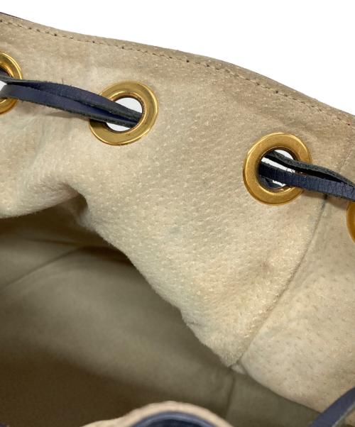 J&M DAVIDSON（ジェイ＆エム デヴィッドソン）J&M DAVIDSON (ジェイ＆エム デヴィッドソン) フリンジショルダーバッグ ネイビーの古着・服飾アイテム