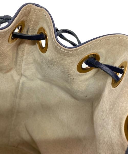 J&M DAVIDSON（ジェイ＆エム デヴィッドソン）J&M DAVIDSON (ジェイ＆エム デヴィッドソン) フリンジショルダーバッグ ネイビーの古着・服飾アイテム