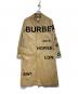 BURBERRY LONDON ENGLAND（バーバリー ロンドン イングランド）の古着「ホースフェリープリントカーコート」｜ベージュ