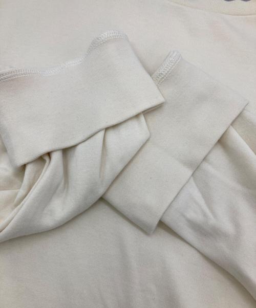 POLO RALPH LAUREN（ポロ・ラルフローレン）POLO RALPH LAUREN (ポロ・ラルフローレン) クルーネックL/Sスウェット ホワイト サイズ:Lの古着・服飾アイテム