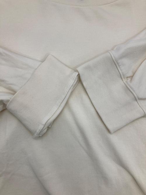 POLO RALPH LAUREN（ポロ・ラルフローレン）POLO RALPH LAUREN (ポロ・ラルフローレン) クルーネックL/Sスウェット ホワイト サイズ:Lの古着・服飾アイテム
