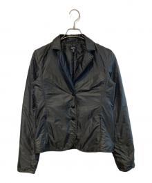JIL SANDER NAVY（ジルサンダー ネイビー）の古着「スナップボタン中綿ジャケット」｜ブラック