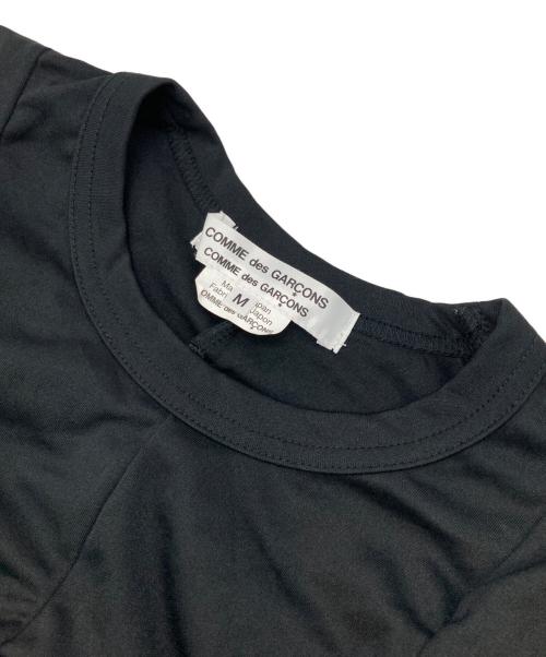 COMME des GARCONS COMME des GARCONS（コムデギャルソン コムデギャルソン）COMME des GARCONS COMME des GARCONS (コムデギャルソン コムデギャルソン) ギャザーL/Sカットソー ブラック サイズ:Mの古着・服飾アイテム