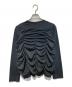 COMME des GARCONS COMME des GARCONS (コムデギャルソン コムデギャルソン) ギャザーL/Sカットソー ブラック サイズ:M：18000円