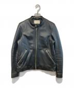 PUBLIC TOKYOパブリックトウキョウ）の古着「シングルライダースジャケット」｜ブラック