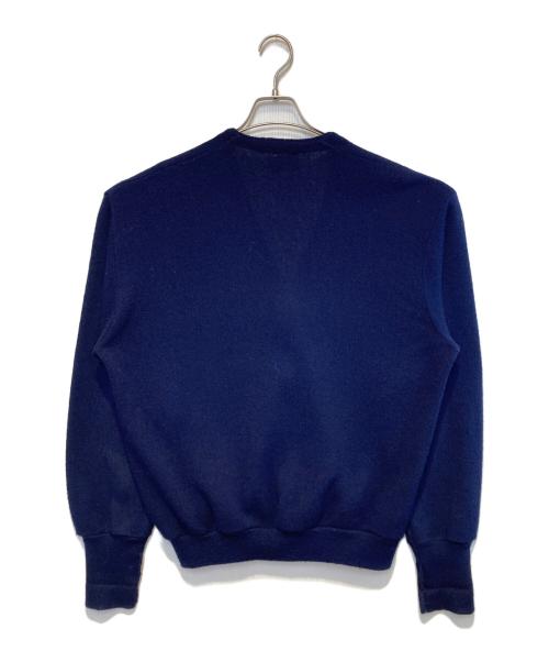 J.C.PENNY（ジェーシーペニー）J.C.PENNY (ジェーシーペニー) ［古着］ニットカーディガン ネイビー サイズ:XLの古着・服飾アイテム