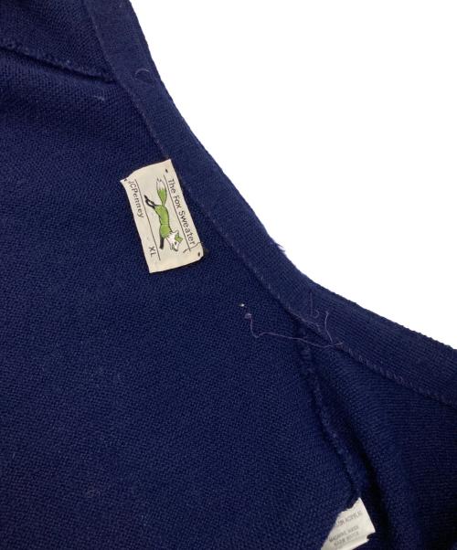 J.C.PENNY（ジェーシーペニー）J.C.PENNY (ジェーシーペニー) ［古着］ニットカーディガン ネイビー サイズ:XLの古着・服飾アイテム