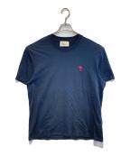 AMI Alexandre Mattiussiアミアレクサンドルマテュッシ）の古着「Ami de Coeur Tシャツ」｜ネイビー