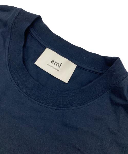 AMI Alexandre Mattiussi（アミアレクサンドルマテュッシ）AMI Alexandre Mattiussi (アミアレクサンドルマテュッシ) Ami de Coeur Tシャツ ネイビー サイズ:XLの古着・服飾アイテム
