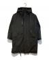 nano・universe（ナノ・ユニバース）の古着「機能中綿ロングモッズコート」｜ブラック