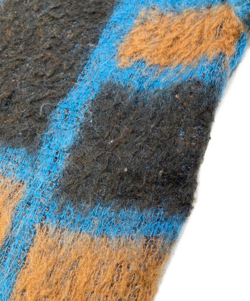 TENDERLOIN（テンダーロイン）TENDERLOIN (テンダーロイン) MOHAIR CARDIGAN G ブルー サイズ:Lの古着・服飾アイテム