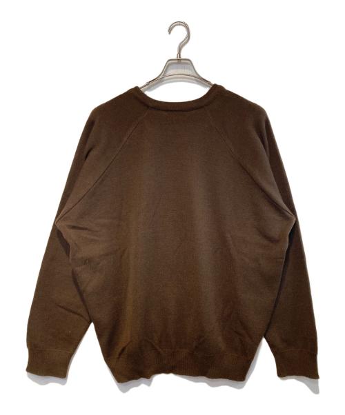 The Ennnoy Professional（ザ エンノイ プロフェッショナル）The Ennnoy Professional (ザ エンノイ プロフェッショナル) Round Neck Pullover Sweater ブラウン サイズ:XLの古着・服飾アイテム