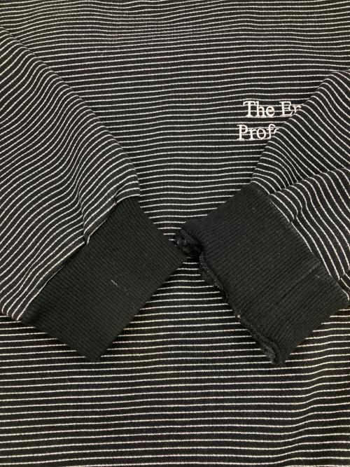 The Ennoy Professional（ザ エンノイ プロフェッショナル）The Ennoy Professional (ザ エンノイ プロフェッショナル) Border Crew Neck Sweat ブラック×ホワイト サイズ:XLの古着・服飾アイテム