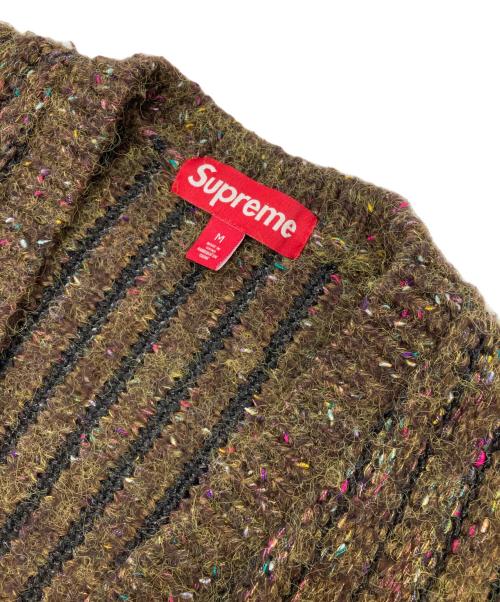 SUPREME（シュプリーム）SUPREME (シュプリーム) Confetti Cardigan ブラウン サイズ:Mの古着・服飾アイテム