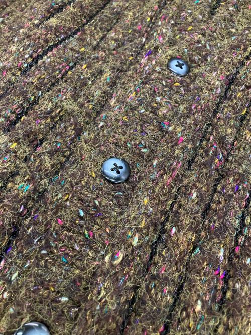 SUPREME（シュプリーム）SUPREME (シュプリーム) Confetti Cardigan ブラウン サイズ:Mの古着・服飾アイテム