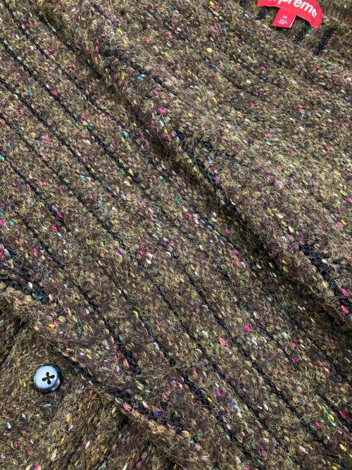 SUPREME（シュプリーム）SUPREME (シュプリーム) Confetti Cardigan ブラウン サイズ:Mの古着・服飾アイテム