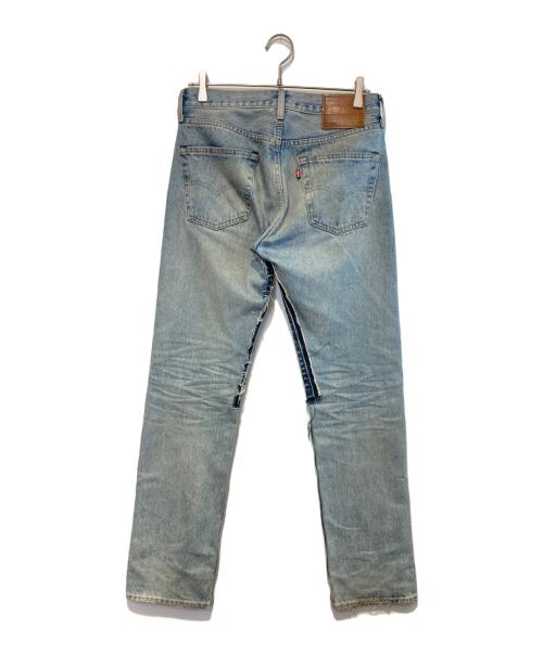 LEVI'S（リーバイス）LEVI'S (リーバイス) パッチワーク デニムパンツ スカイブルー サイズ:W29の古着・服飾アイテム