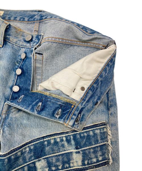 LEVI'S（リーバイス）LEVI'S (リーバイス) パッチワーク デニムパンツ スカイブルー サイズ:W29の古着・服飾アイテム